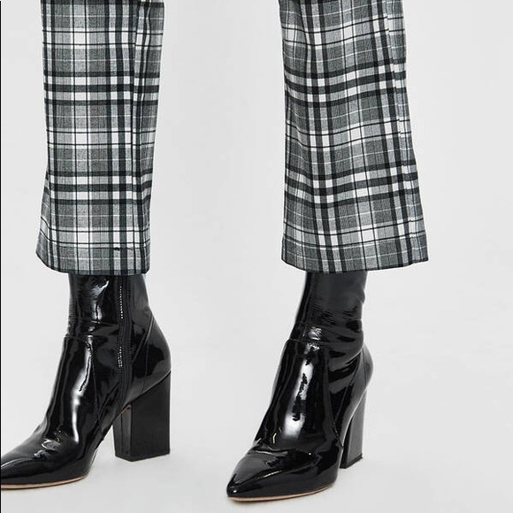 Need Supply Co. Mia Plaid Trouser in Black/White - Picture 3 of 8